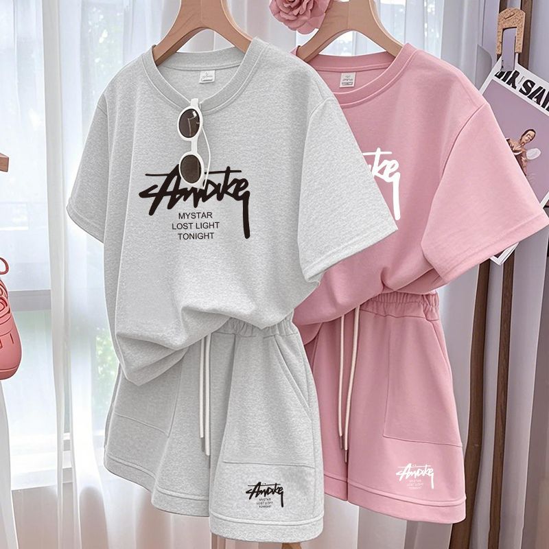 Shorts - Nieuwe damesset in grote maten, tweedelige