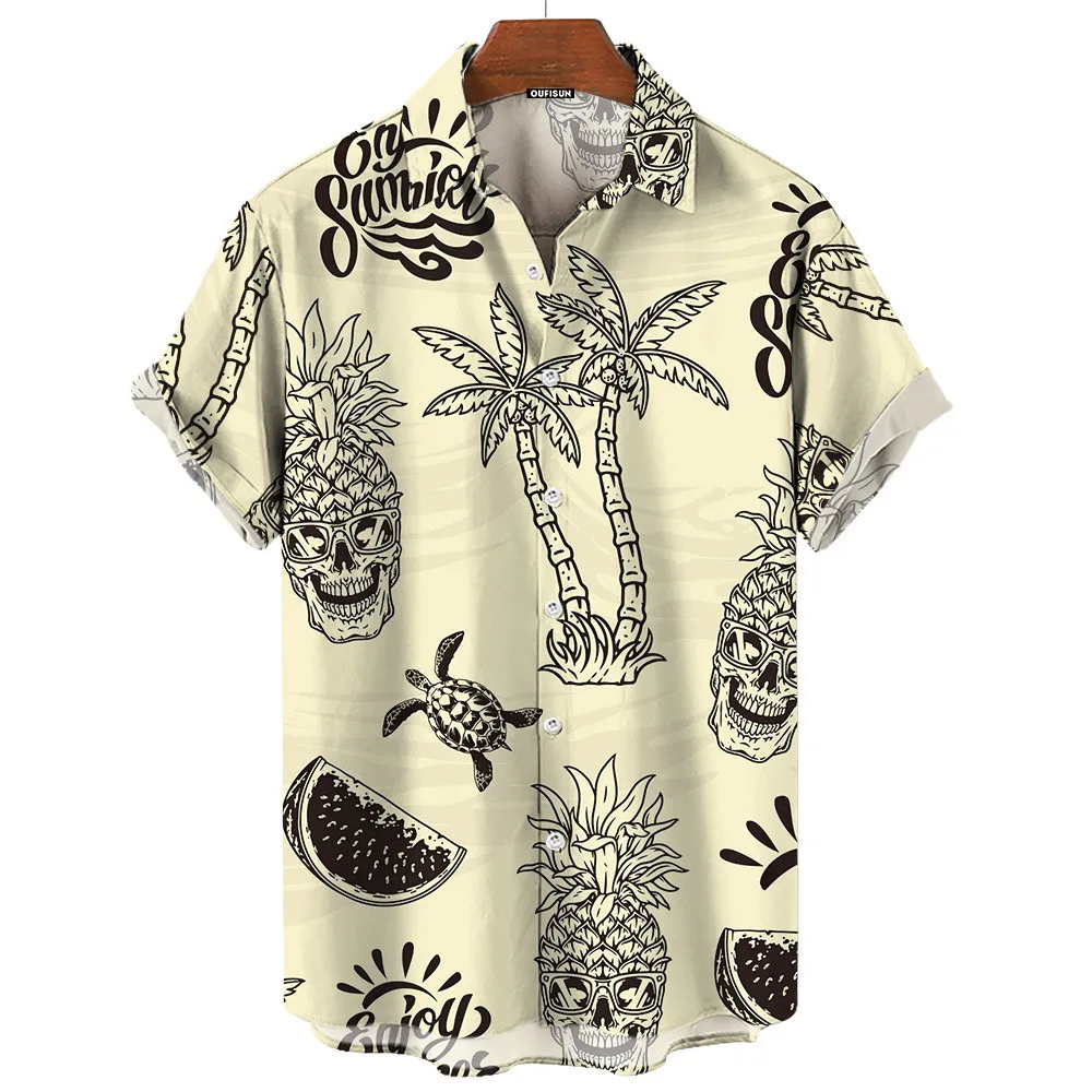 Heren Retro Zomer Good Vibes H - Vintage Hawaiian Floral Shirt recensie en prijs