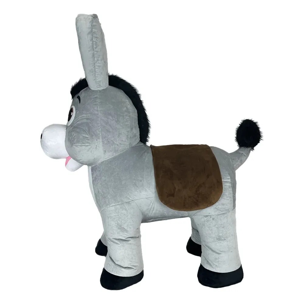 Opblaasbaar grijs ezel mascott - Suits recensie en prijs