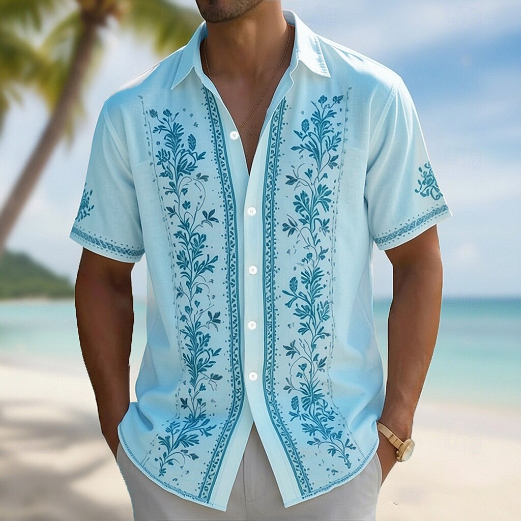 Heren overhemd met 3D-print, H - Vintage Hawaiian Floral Shirt recensie en prijs